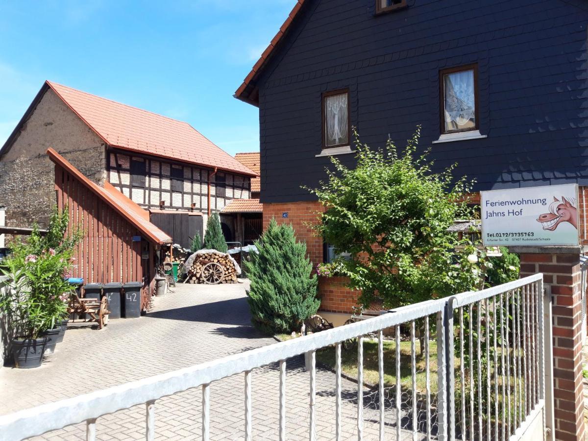 Ferienwohnung Jahns Hof Rudolstadt Exterior foto